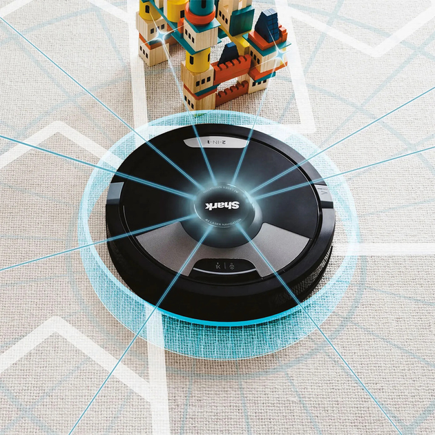 Robot sprzątający Shark RV2600WDEU AI ULTRA 2-in-1 Czarny - obraz 5