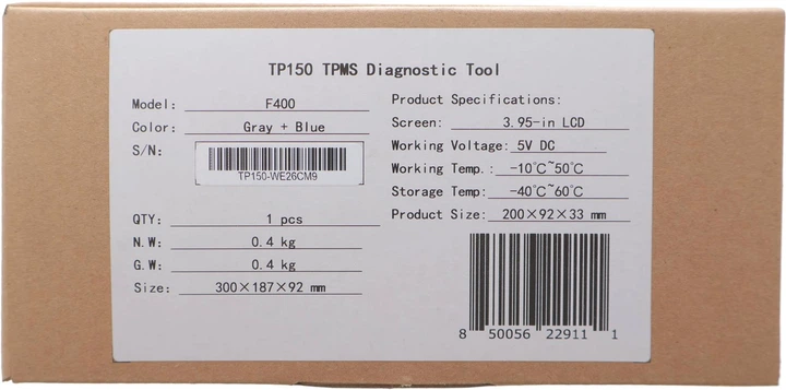 Программатор датчиков XTOOL TPMS TP150 - изображение 6