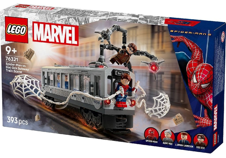 Конструктор LEGO Super Heroes Людина - павук проти Дока Ока - Сцена в метро 393 деталі 76321 (5702017817934) - зображення 4