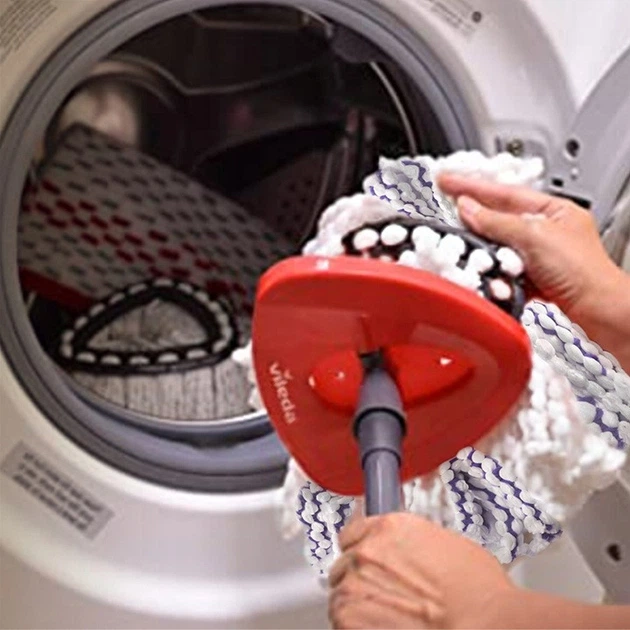 Змінна насадка для швабри Мікрофібра Vileda 167749 TURBO 3w1 Microfibre - изображение 4