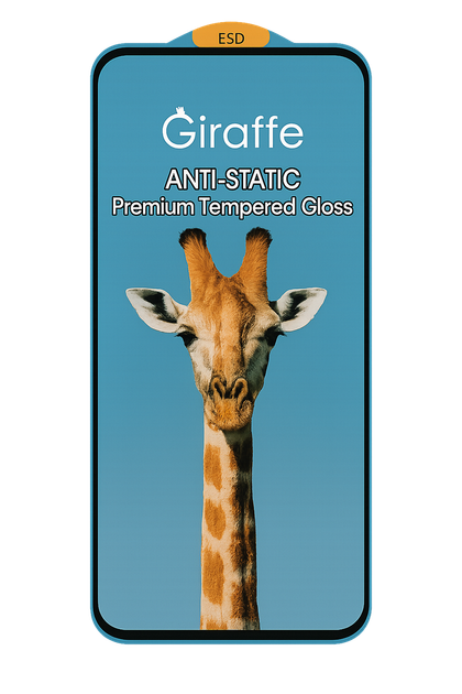 Захисне скло Giraffe ESD Anti-Static для Motorola Moto Edge 30 5G / G52 / G71s / G72 / G82 5G / G84 з чорною рамкою - зображення 2