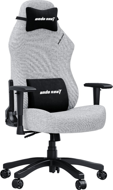 Крісло ігрове Anda Seat Luna Size L Fabric Grey (AD18-44-G-F) - зображення 3
