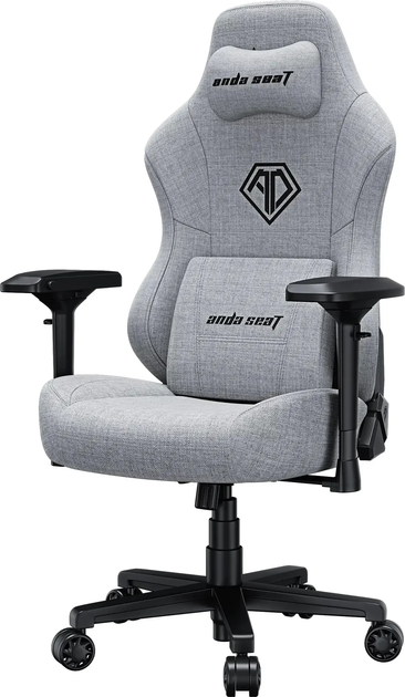 Крісло ігрове Anda Seat Phantom 3 Pro Size L Fabric Grey (AD18YC-06-G-F) - зображення 4