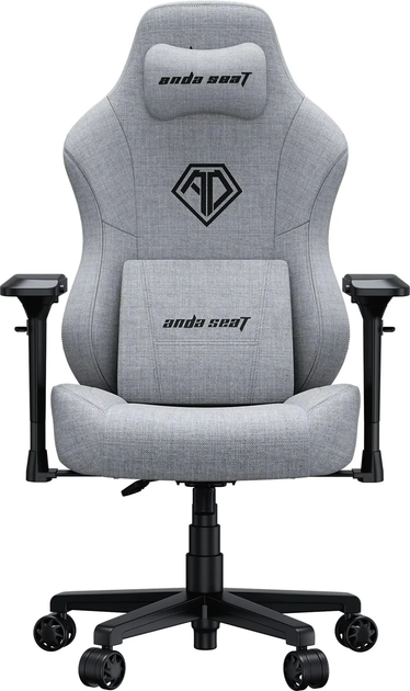 Крісло ігрове Anda Seat Phantom 3 Pro Size L Fabric Grey (AD18YC-06-G-F) - зображення 1