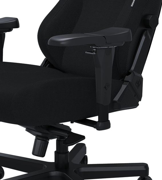 Fotel gamingowy Anda Seat Kaiser 3 Pro Size XL Fabric Black (AD12YDC-XL-01-B-CF-B02F) - obraz 5