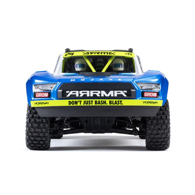 Машинка на радіокеруванні Arrma Mojave Grom MEGA 4WD 380 Brushed 1/16 Desert Truck RTR (ARA2104T2 Blue) - зображення 3