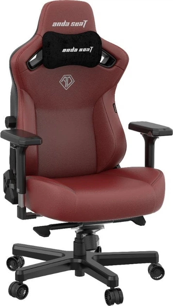 Fotel gamingowy Anda Seat Kaiser 3 Size L Maroon (AD12YDC-L-01-A-PV/C) - obraz 3