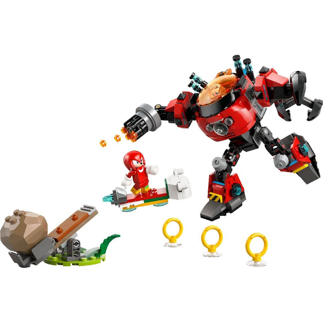 Zestaw klocków LEGO Sonic the Hedgehog Knuckles kontra Dr. Eggman w mechu Egg Crusher 350 elementów 77005 (5702017815602) - obraz 3