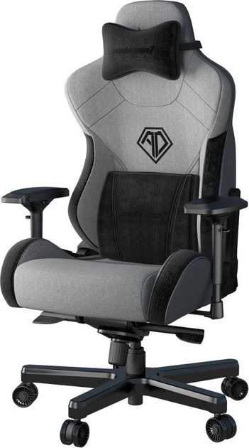 Крісло ігрове Anda Seat T-Pro 2 Size XL Grey (AD12XLLA-01-GB-F) - зображення 3