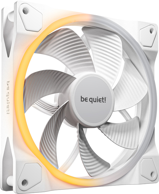Wentylator be quiet! Light Wings 140mm PWM Reverse White (BL135) - obraz 1
