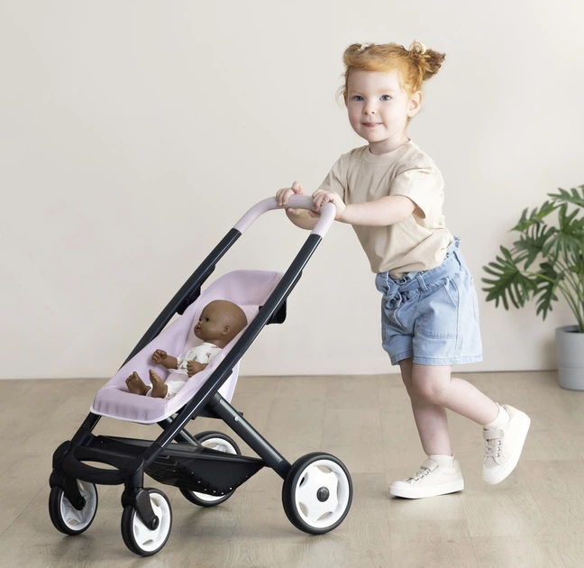 Коляска для ляльки Smoby Toys Maxi-Cosi 3 в 1 зі знімною люлькою Рожева перлина 54.5х38.5х64 см (7600253121) - зображення 10