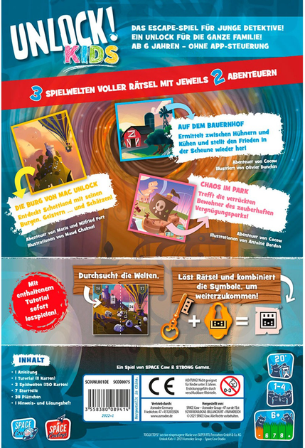 Gra edukacyjna Asmodee Unlock Kids (3558380089414) - obraz 3