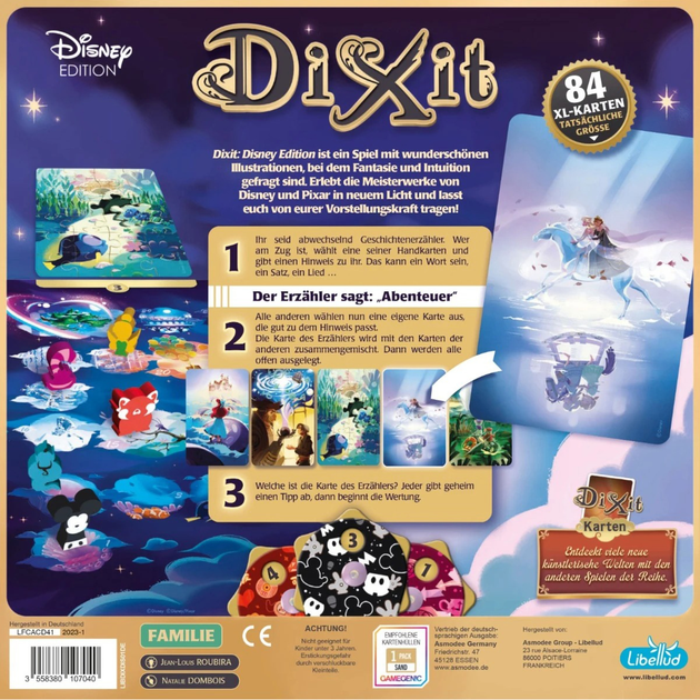 Gra planszowa Asmodee Dixit Disney Edition (3558380107040) - obraz 3