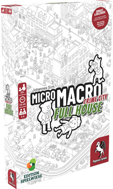 Gra detektywistyczna Pegasus MicroMacro Crime City 2 Full House (4250231730115) - obraz 1