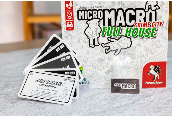 Gra detektywistyczna Pegasus MicroMacro Crime City 2 Full House (4250231730115) - obraz 3