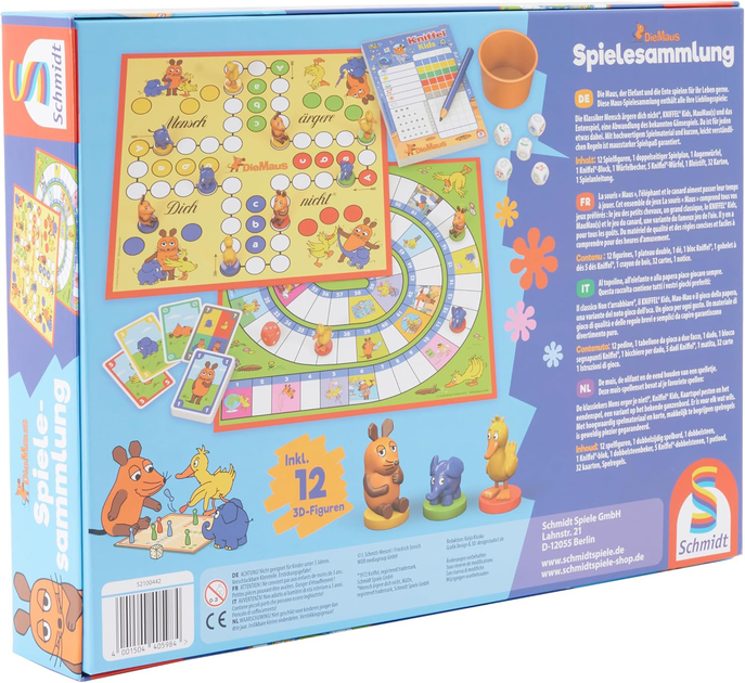 Gra planszowa Schmidt Spiele Kolekcja gier Die Maus (4001504405984) - obraz 3