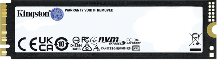 Dysk SSD Kingston FURY Renegade G5 1TB M.2 2280 NVMe PCIe Gen 5.0 x4 3D TLC NAND (740617349481) - obraz 3
