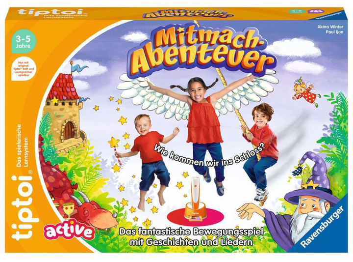 Настільна розвиваюча гра Ravensburger Tiptoi Активна інтерактивна пригода (4005556001309) - зображення 1