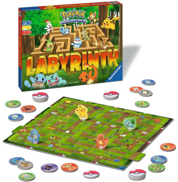 Настільна гра Ravensburger Шалений лабіринт Покемони (4005556269495) - зображення 3
