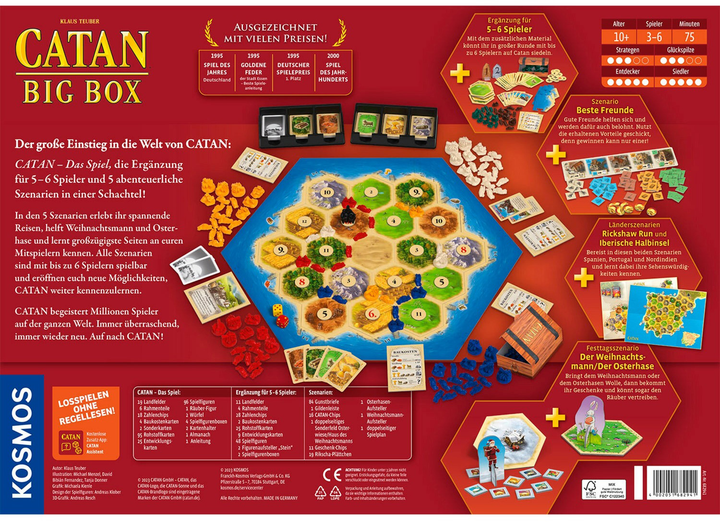 Gra planszowa Kosmos Catan Big Box (4002051682941) - obraz 3