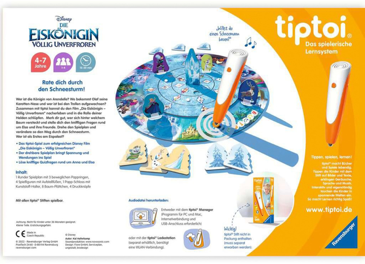 Настільна розвиваюча гра Ravensburger Tiptoi Льодовиковий період Збочені перегони (4005556001163) - зображення 3