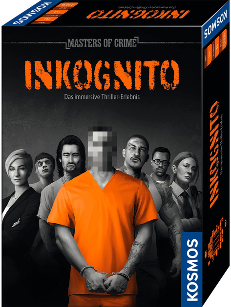 Настільна детективна гра Kosmos Masters of Crime Інкогніто (4002051683832) - зображення 1