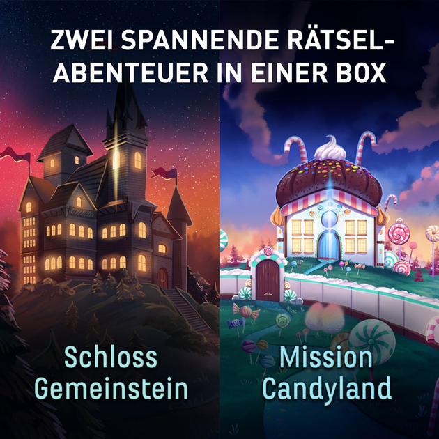 Пригодницька настільна гра Kosmos EXIT Сімейна гра Gemeinstein Castle Mission Candyland (4002051684662) - зображення 4