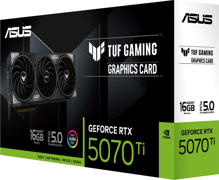 Karta graficzna ASUS PCI-Ex GeForce RTX 5070 Ti TUF Gaming 16GB GDDR7 (256bit) (2482/28000) (2 x HDMI, 3 x DisplayPort) (90YV0MD1-M0NA00) - obraz 12