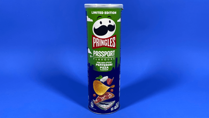 Чипси Pringles Passport Flavours Italian Style Peperoni Pizza 165g - Фото 2 Чипси Pringles Passport Flavours Italian Style Peperoni Pizza 165g - зображення 2