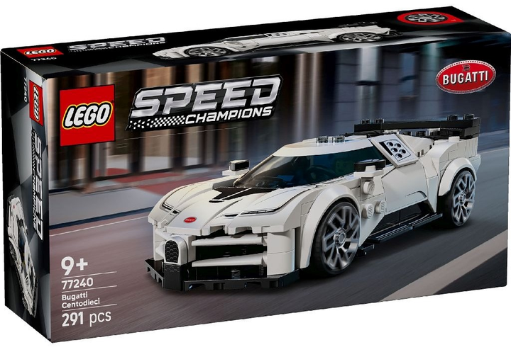 Zestaw klocków LEGO Speed Champions Hipersamochód Bugatti Centodieci 291 element 77240 (5702017816081) - obraz 1