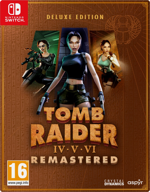Gra Nintendo Switch Tomb Raider IV-VI Remastered Starring Lara Croft: Deluxe Edition (Kartridż) (5056635617477) - obraz 1