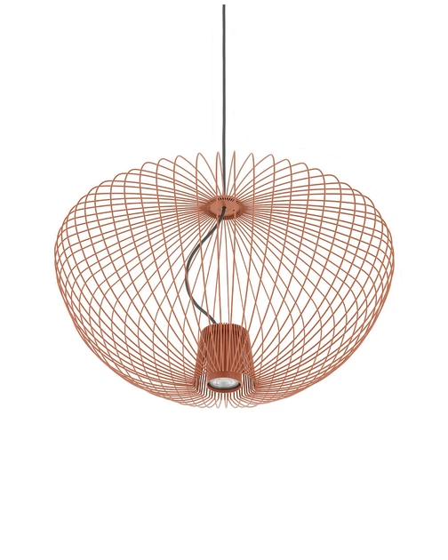Подвесной светильник, люстра Nowodvorski 11495 Pumpkin M GU10 1x10W IP20 терракотовый - изображение 6