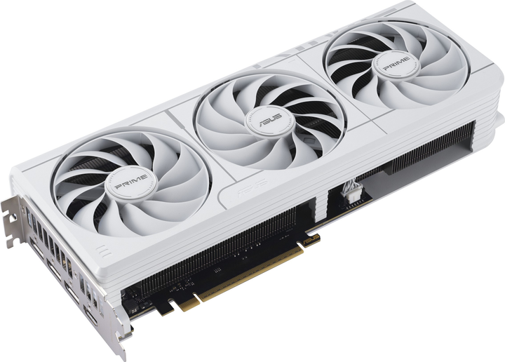 Відеокарта ASUS PCI-Ex GeForce RTX 5070 PRIME White OC Edition 12GB GDDR7 (192bit) (2587/28000) (HDMI, 3 x DisplayPort) (90YV0M19-M0NA00) - зображення 3