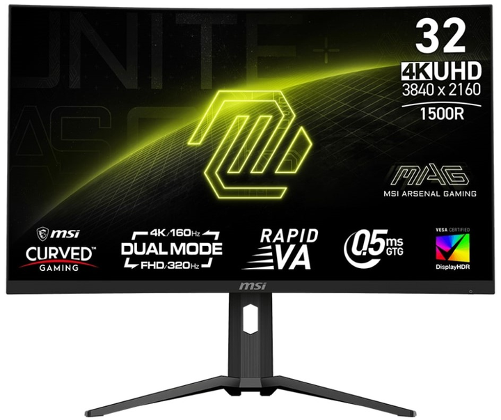 Монітор 31.5" MSI MAG 321CUPDFDE (4711377264419) - зображення 1