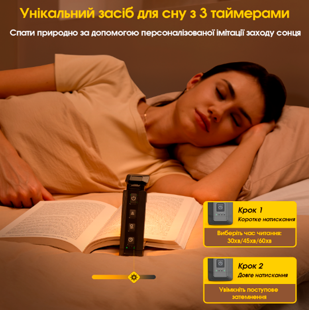 Лампа для чтения GL026 закладка в книгу (Gray) GLOCUSENT - изображение 5