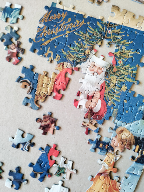 Puzzle Tactic Kartki bożonarodzeniowe 1000 elementów (59223) (6416739592237) - obraz 5