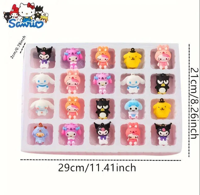 Набор таинственных коробок Sanrio Hello Kitty & Kuromi 20 шт (DJ1390587) - изображение 3