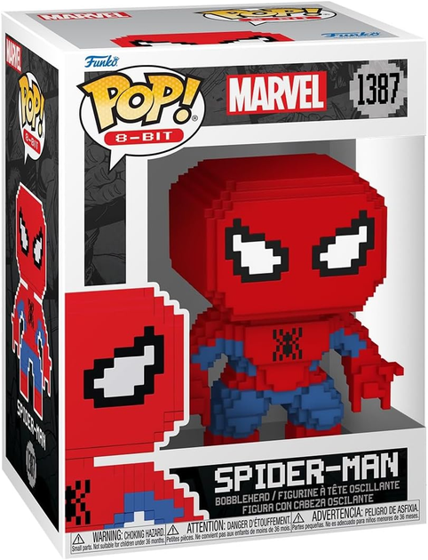 Фігурка Funko Pop Marvel 8-Bit Spider-Man 9 см 82111 (889698821117) - зображення 1