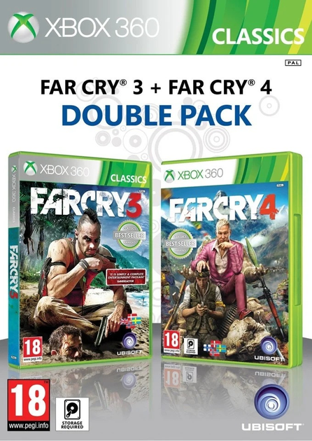 Gra Xbox 360 Far Cry 3 + Far Cry 4 Double Pack (Blu-ray płyta) (3307215906507) - obraz 1