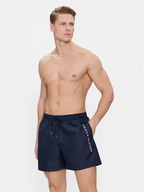 Шорты мужские для плавания Tommy Hilfiger TH-9016-1 Navy Blue M - Фото 2 Шорты мужские для плавания Tommy Hilfiger TH-9016-1 Navy Blue M - изображение 2