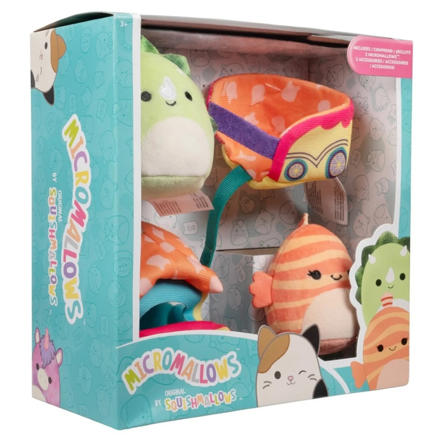 Maskotka Squishmallows Micromallows Ticket to Ride 2 szt 6 cm (0191726748052) - obraz 3
