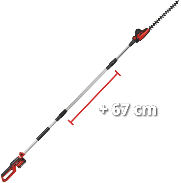 Einhell Кусторез телескопический аккумуляторный GC-HH 18/45 Li T - Solo PX, 18В 450м, 3.5кг(без АКБ и ЗУ) - изображение 9