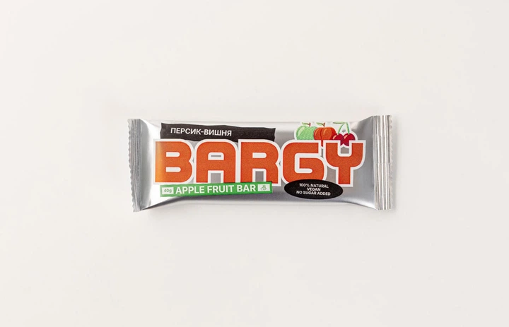 Упаковка яблучних фруктових батончиків BARGY АСОРТІ-1 12 шт. х 40 г - изображение 7