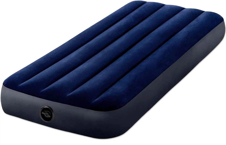 Велюровий матрац Intex 64756 синій до 136 кг 76 x 191 x 25 cм - зображення 2