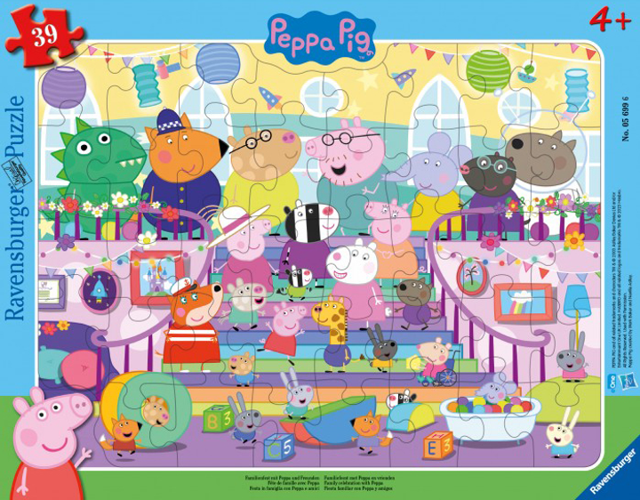 Пазли Ravensburger Peppa Pig 39 елементів (10105699) (4005556056996) - зображення 1