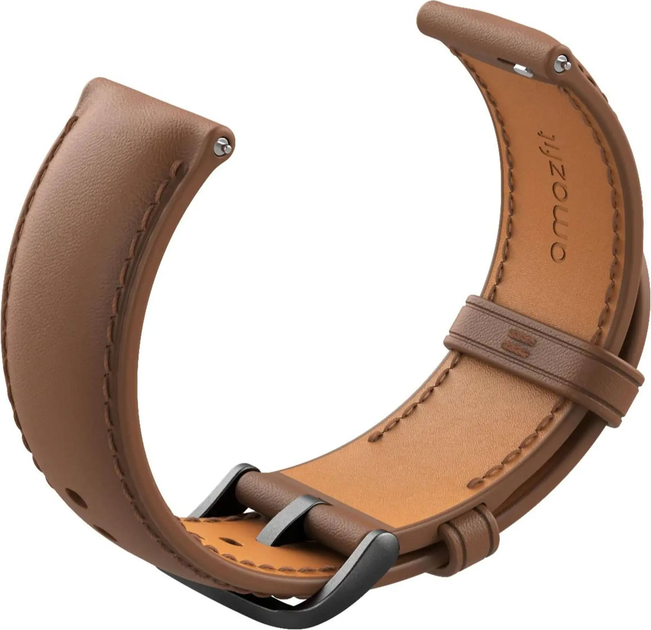 Pasek Amazfit Leather Classic Edition Strap Brazowy 20 mm (6972596104742) (955555908718560) - Outlet - obraz 4