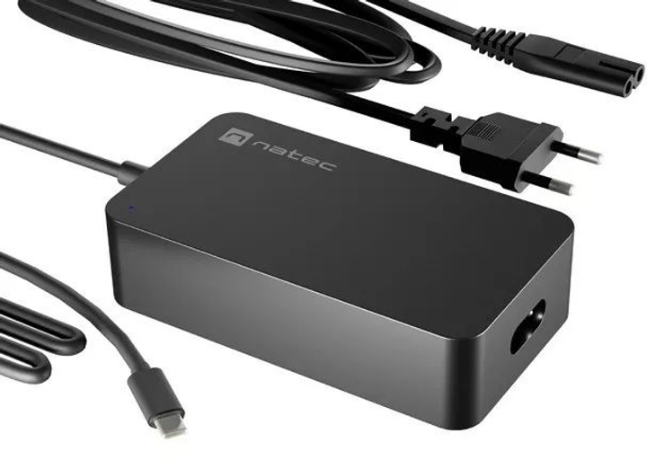 Zasilacz do laptopa Natec Grayling USB-C 45W do laptopow, tabletow, telefonow (NZU-2033) (955555903775987) - Outlet - obraz 2