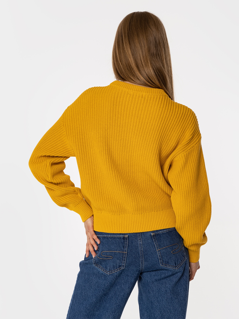 Джемпер жіночий Lee Cooper Yana Organic M Яскраво-жовтий (5905991716624) - зображення 2