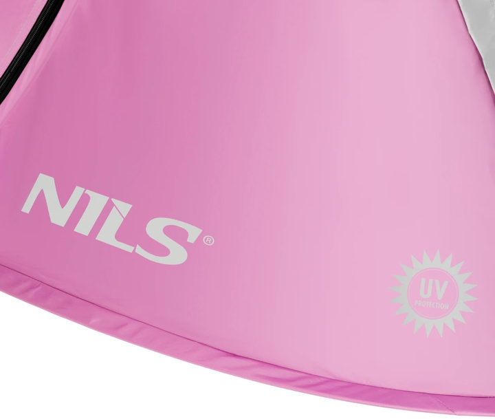 Пляжний намет Nils Camp саморозкладний NC3043 Рожевий (5907695523683) - зображення 7