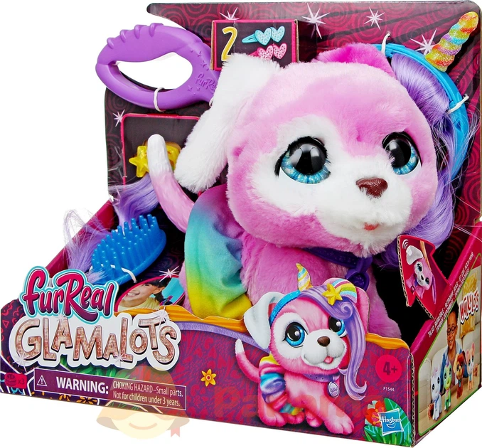 Інтерактивна іграшка Furreal Glamalots Pet Hasbro Гламурне щеня на повідку (F15445L0) - Фото 2 Інтерактивна іграшка Furreal Glamalots Pet Hasbro Гламурне щеня на повідку (F15445L0) - зображення 2
